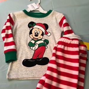 Disney 12m Mickey Christmas PJs!